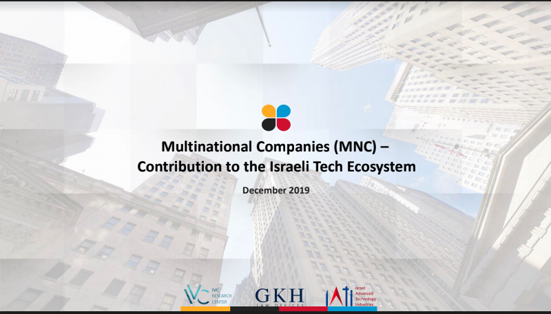 Multinational Companies: Contribution to the Israeli Tech Ecosystem report cover
